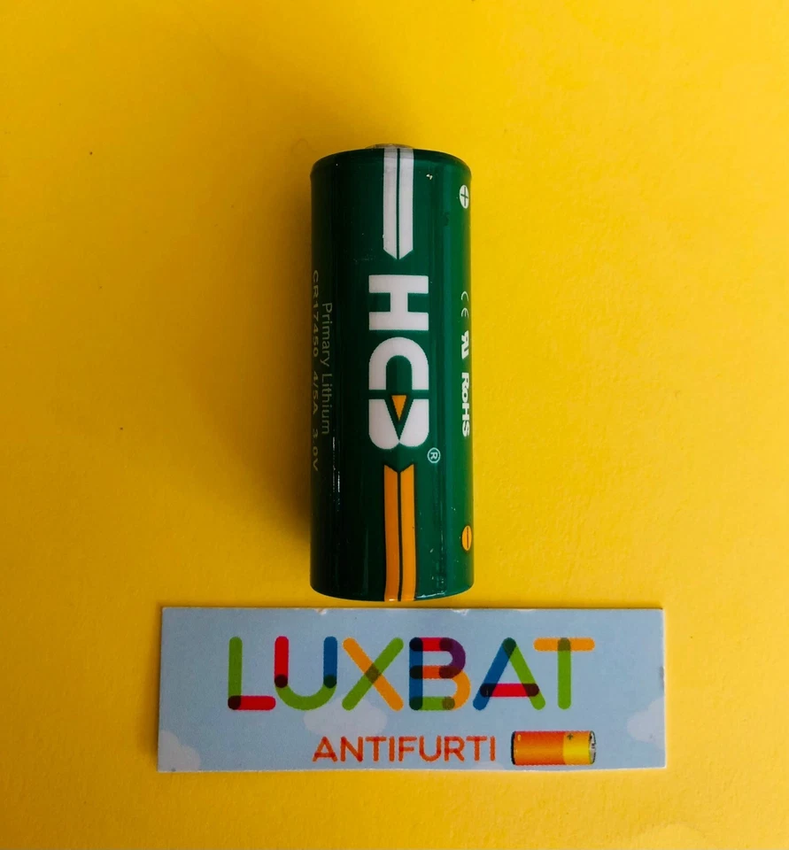 HCB CR17450 3,0V 2,2Ah Batteria al Litio 4/5A High Power type