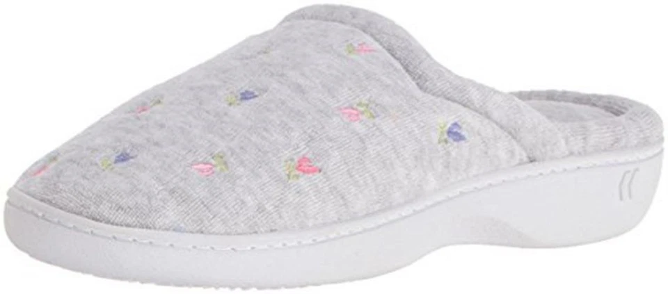 Zapatillas con zueco de felpa clásicas Isotoner para mujer sin cordones, tallas surtidas, colores Foto 2 de 4