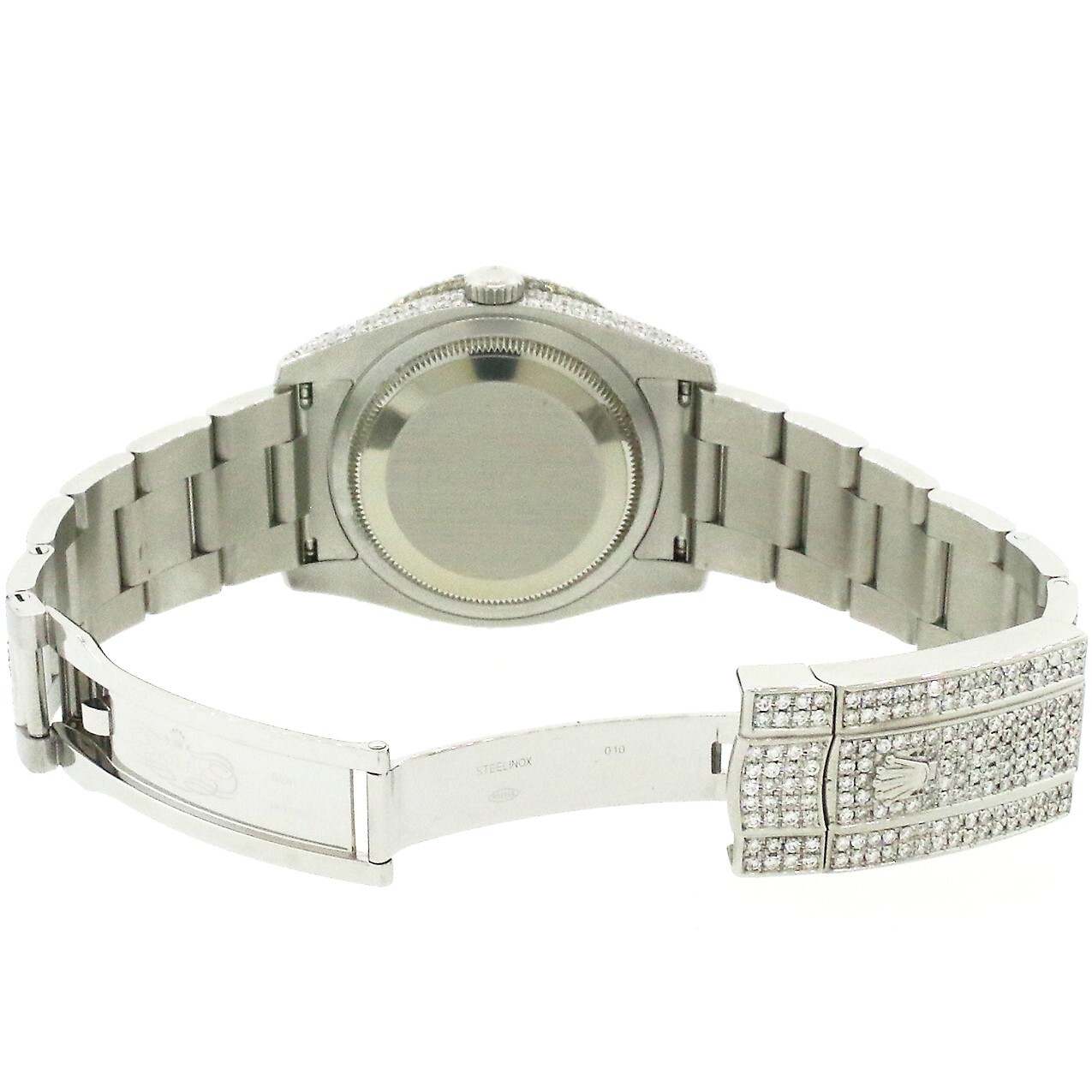 Rolex Datejust 36mm Diamond Watch, Black Roman Dial, Box & Papers image 5