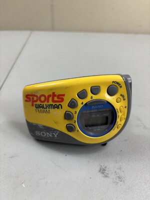 Sony SRF-M78 Sport Walkman AM/FM Stereo Arm Band Running Fishing Camping TESTED
