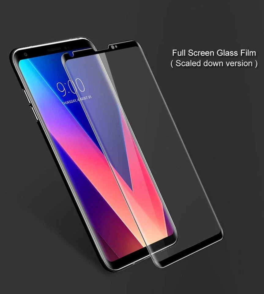 For LG V30 / V30 Plus / V30S ThinQ - 3D Curved Tempered Glass Screen Protector - Image 3 of 4