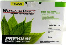 Compatible for HP 502A Yellow Toner Cartridge Q6472A Brand New Free Shipping