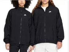 Nike Sportswear Essential Windrunner Womens Black Running Jacket Sz Large New