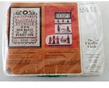 Creative Circle #2415 Tiny Tim's Sampler Vintage 1984 Counted Cross Stitch NEW