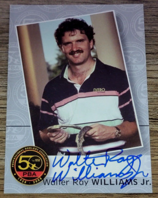 2008 TK Legacy Bowling PBA 50th Anniversary A17 Walter Ray Williams Jr Autograph