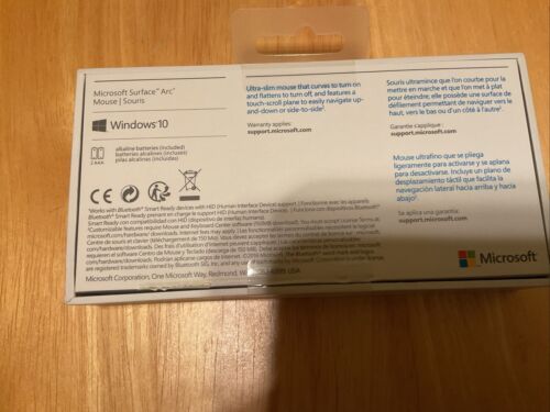 Microsoft Surface Wireless Arc Mouse Black - Model 1791 New in Box - Picture 2 of 3