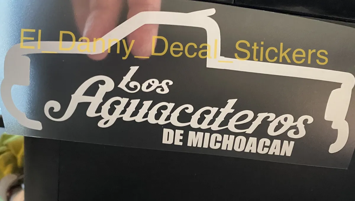 Los Aguacateros De Michoacan NEW STYLE Truck Decal Sticker Graphic