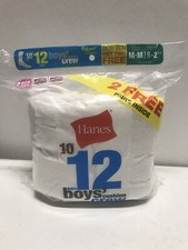 Hanes Boys Cushion Crew Socks Ez Sort Matching 10pk 2free Pair Inside
