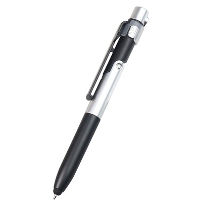 With LED Light Outdoor Tool Ballpoint Pen Capacitive Pen Multi-function Pen