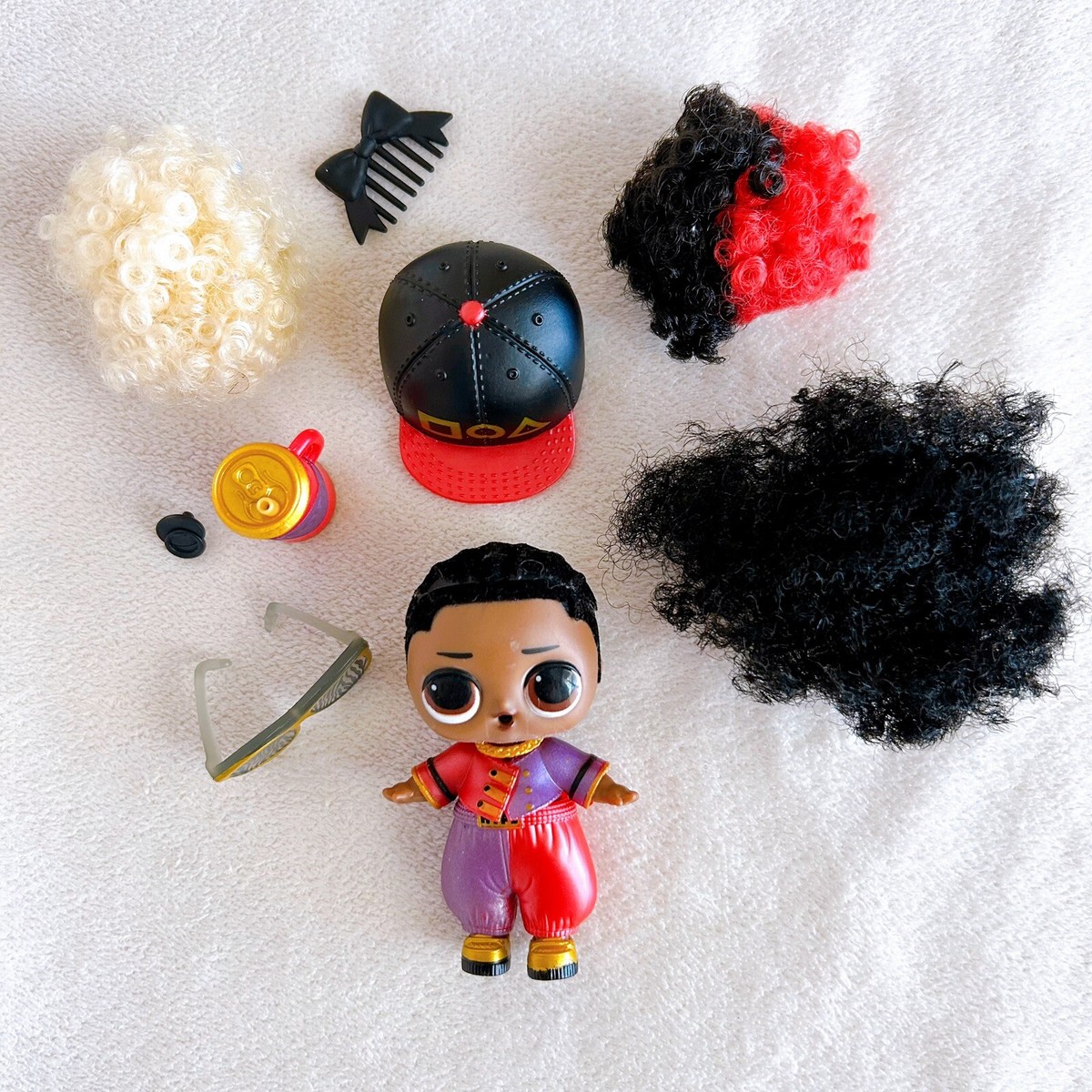 LOL Surprise Da Fresh Hair Vibes Boy Doll with Extra Wigs And  Accessories