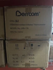 Berrcom JXB-178 No Contact Infrared Forehead Thermometer *CASE Of 40*