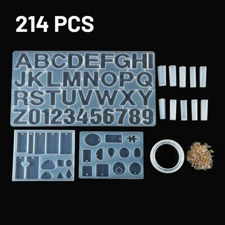 Silicone Resin Casting Mold DIY Keychain Jewelry Pendant Making Tool Epoxy Craft