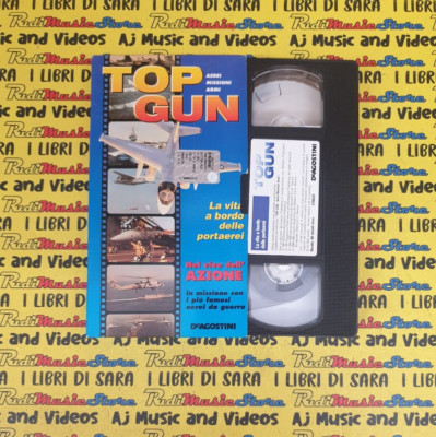 VHS Karton TOP GUN DAS LEBEN AN BORD DER FLUGZEUGTRÄGER 1999 GÖTTIN 1TOG25 (F113)