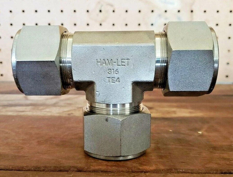 1-1/4 Tube OD 316ss Union Tee Fitting Ham-Let 764LSS 1-1/4 - Image 2 of 3