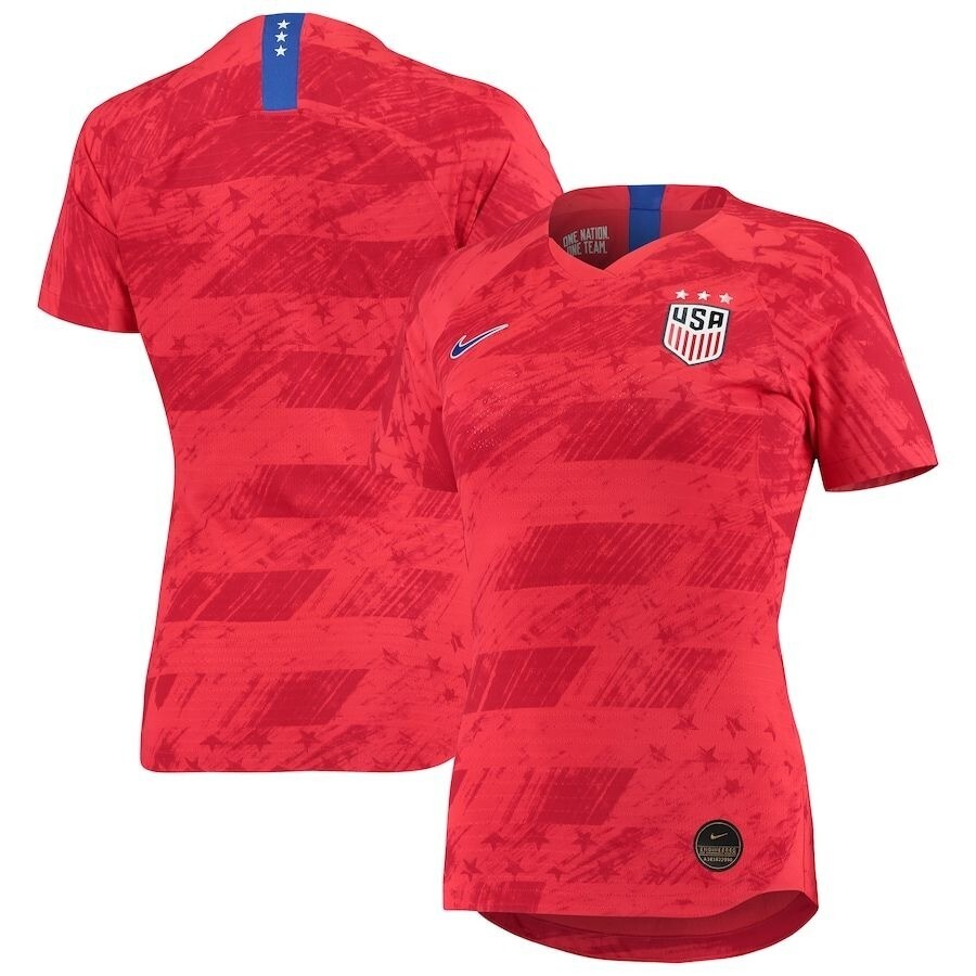 USWNT Red NIKE 2019 USA World Cup Vaporknit Soccer Jersey Women's