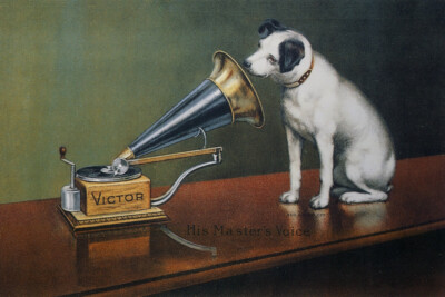 His Master's Voice by Francis Barraud Vintage Music Giclee Print +