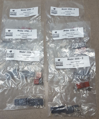Lot of 6 CT connector kit Model# 2256-2. For 2206-1 Stepper Module.