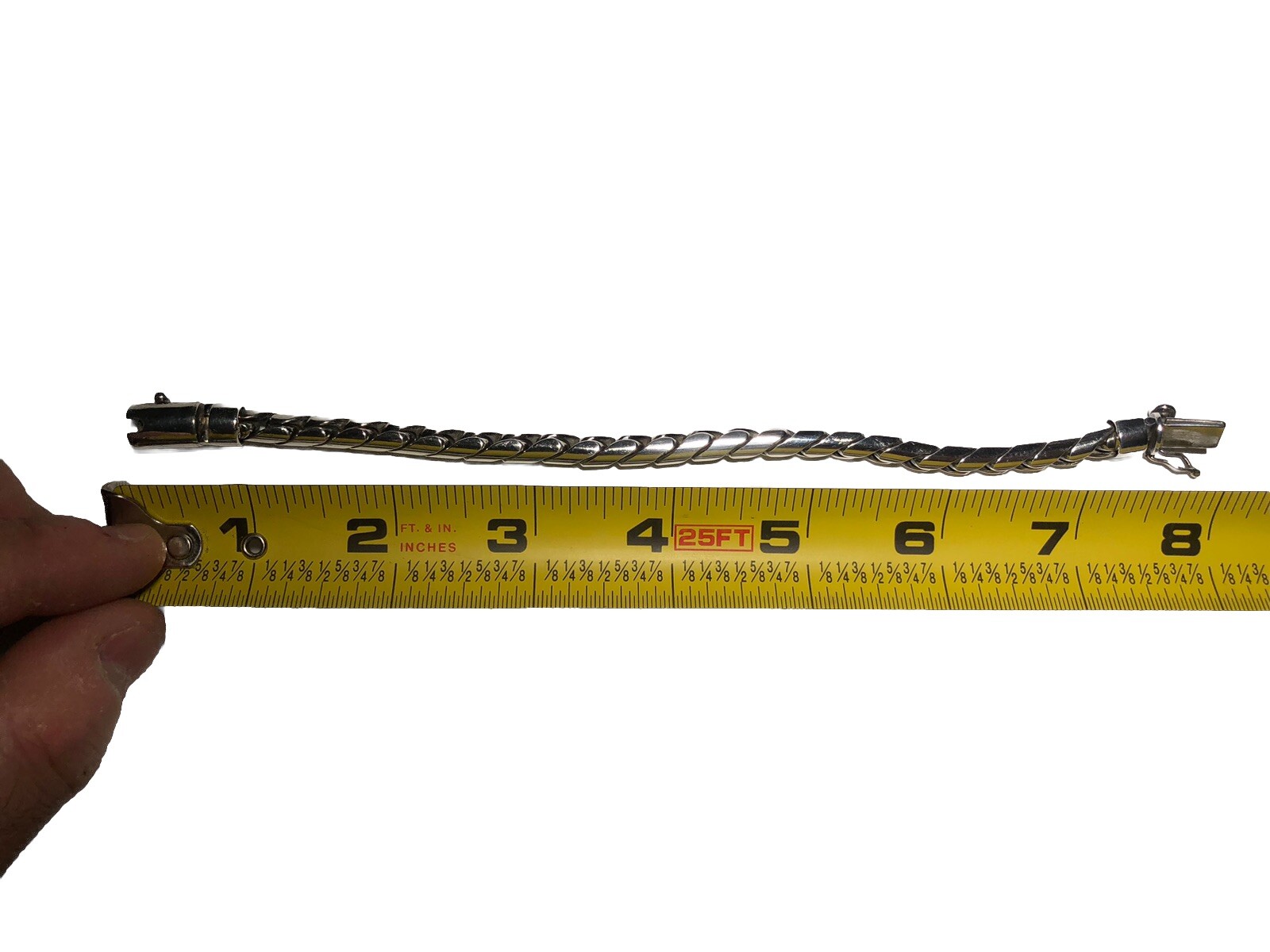 silver bracelet men 925 - image 2