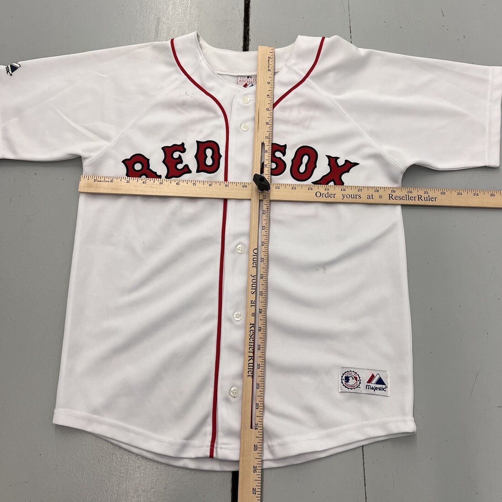 Majestic Boston Red Sox MANNY RAMIREZ 2004 World Series Baseball Jerse –