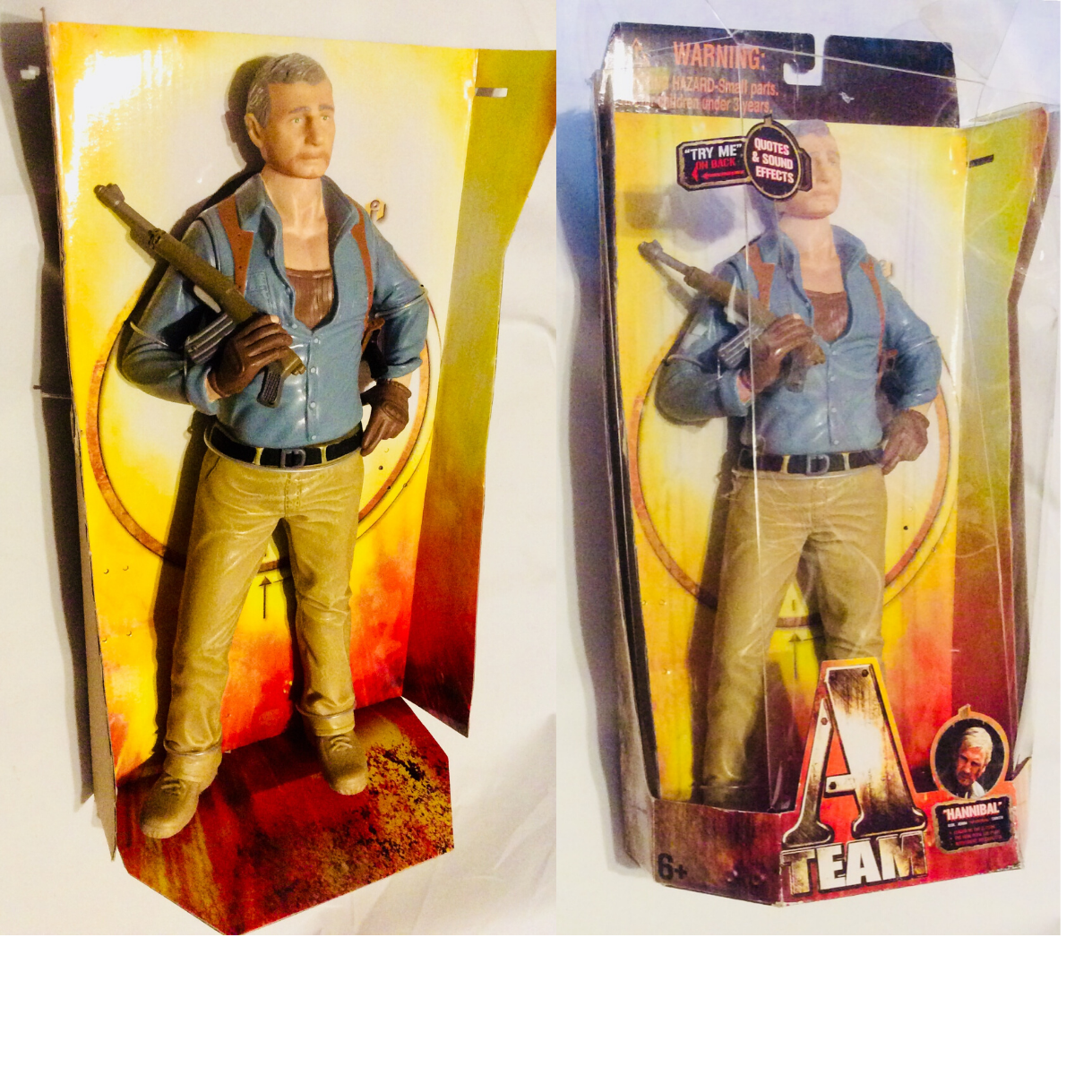 Figurine A-Team Movie Hannibal (Liam Neeson) – Jazwares 2010 – Sous Blister