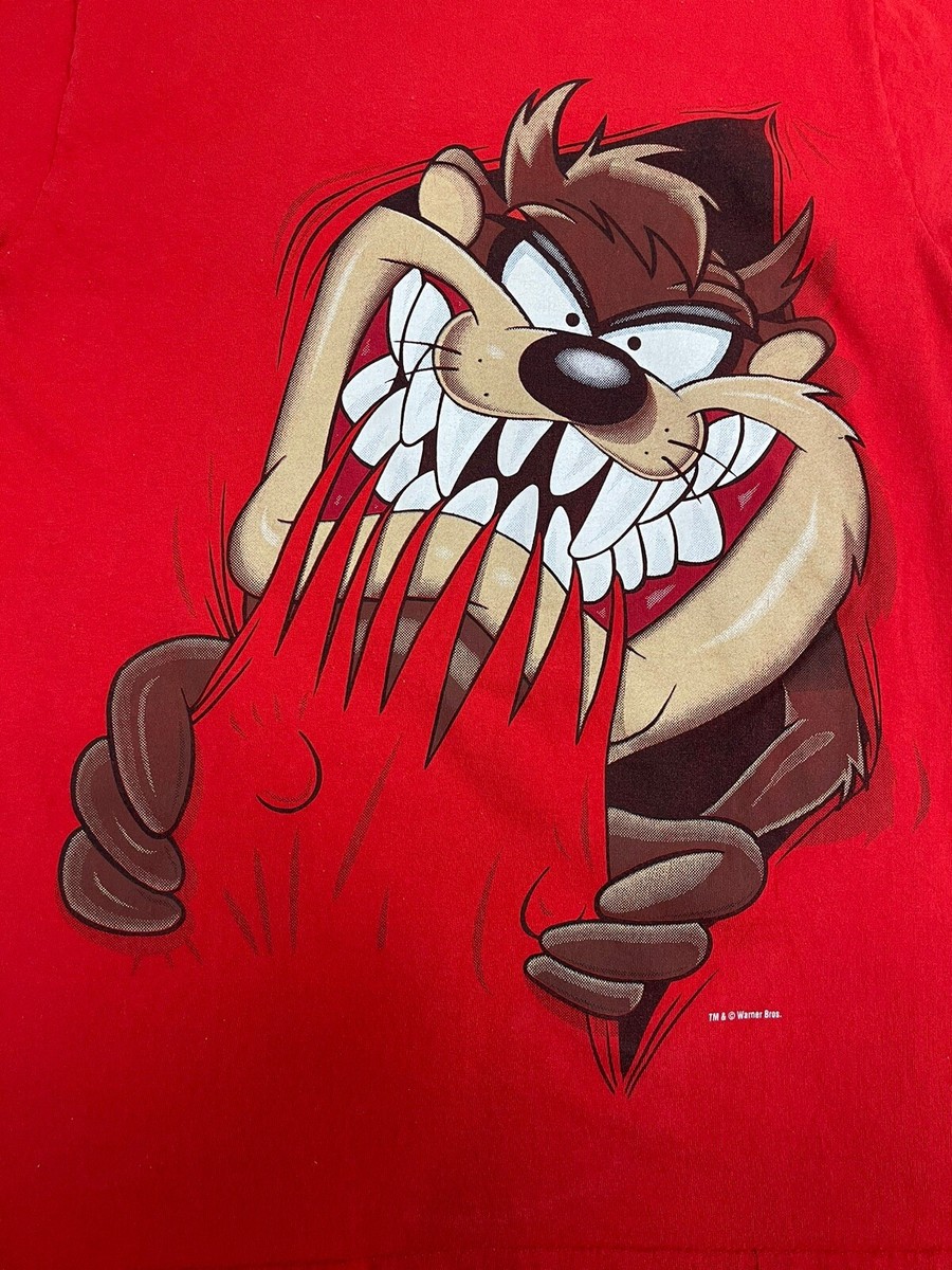 Vintage 1993 The Tasmanian Devil T Shirt WARNER BROTHERS Medium