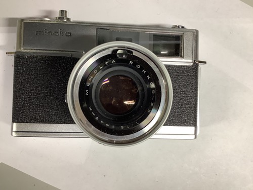 Minolta Hi-Matic 7 35mm Rangefinder Film Camera Rokkor-PF 45mm f/1.8 Lens Read - Picture 3 of 6