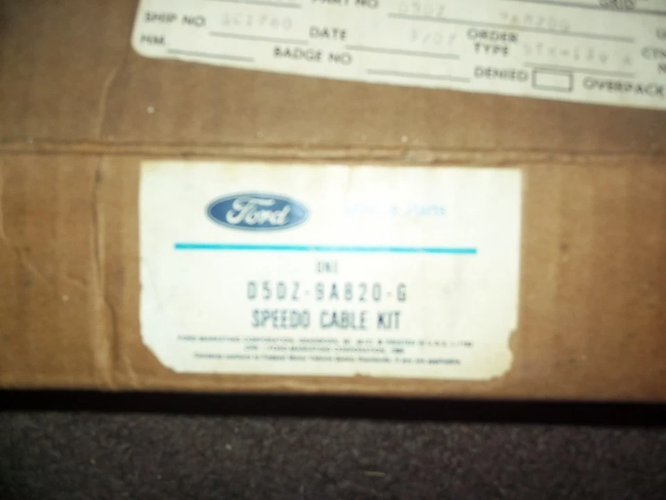 NOS 1975 1976 1977 1978 FORD GRANADA SPEED CONTROL CABLES PAIR D5DZ-9A820-G - Image 4 of 4