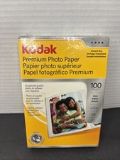 Kodak Premium Photo Paper 100 Sheets 4 x 6 Gloss Finish Ink Jet Printers NEW ...