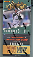 2021 Panini Absolute Baseball FACTORY SEALED Hobby Box 2 AUTOS & 2 MEMORABILIA