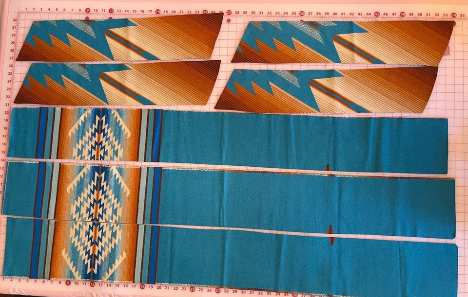 New Pendleton Wool blanket fabric remnants - Pagosa Springs - appx 2.5 lb - Image 3 of 4