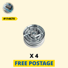 114670 x 4 dadi ruota a camme in metallo IKEA per MALM BRUSALI BRIMNES [Slovacchia]