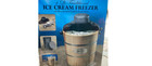 UNOPENED Aroma 4 Quart Ice Cream Freezer with Hand Crank and Electric Motor