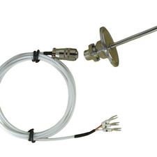 Tri-Clamp Temp Sensors PT100 With Cable & Detachable Connector Stainless Steel