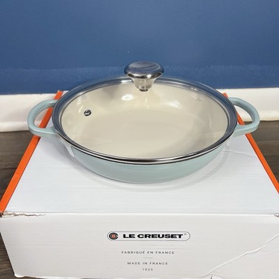 Le Creuset -Signature Braiser Glass Lid - Sea Salt 2.25 QT | eBay