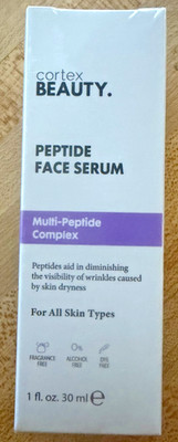 Cortex Beauty:  Peptide Face Serum-Multi-Peptide Complex 1 fl oz NEW/SEALED