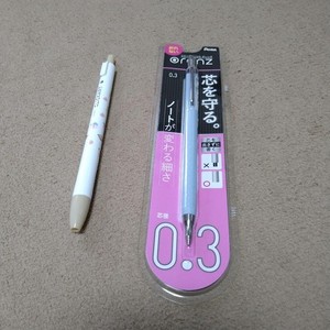 Zebra Clickart, Orenz Mechanical Pencil 0.3Mm Pentel Color Pen Japan USED K