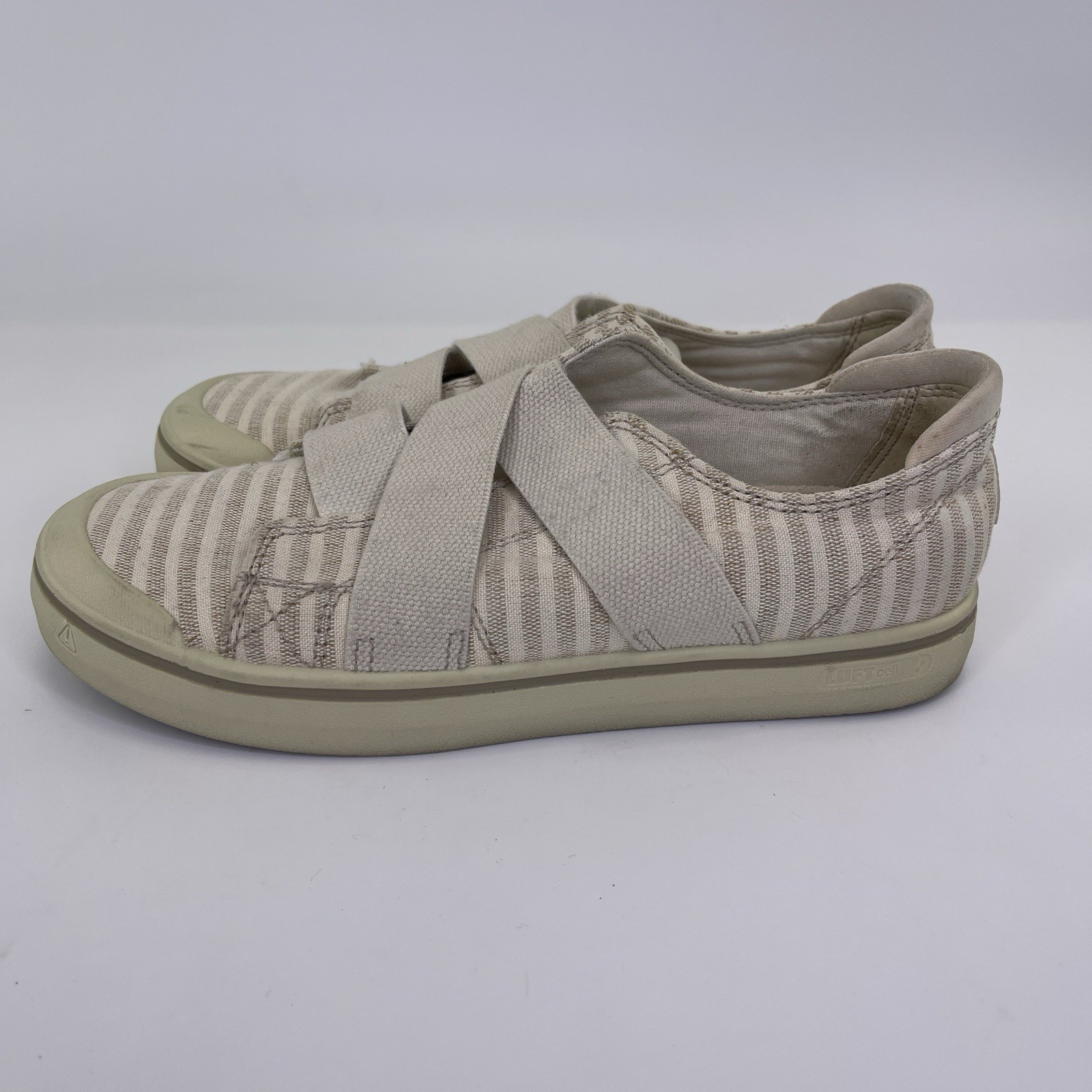 Scarpe sneakers casual Keen Elsa IV Gore beige slip on 1023162 donna taglia 9