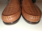 VINTAGE NOS SAS WEAVE CHESTNUT BROWN LEATHER SHOES FLATS SIZE 7.5 S NO WEAR  — photo 4