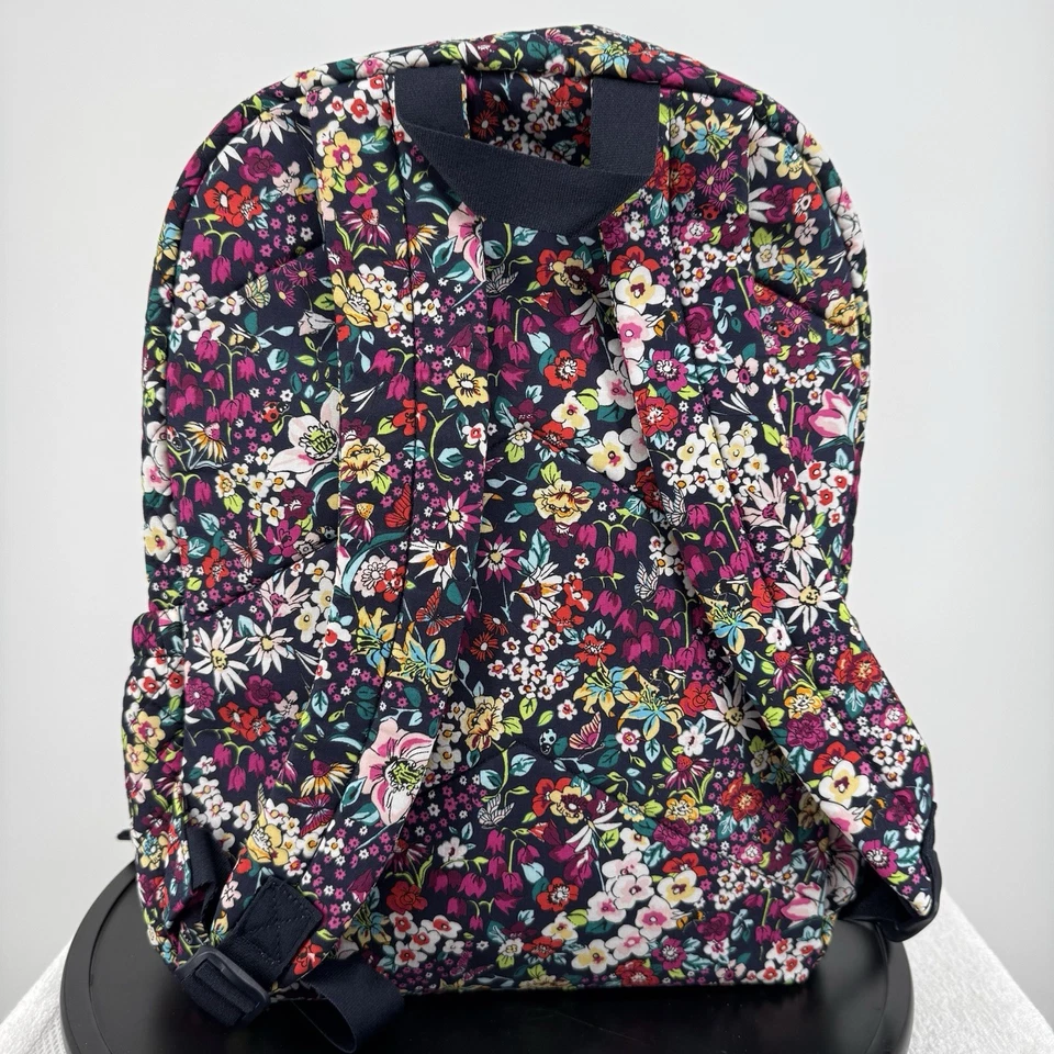 Vera Bradley Itsy Ditsy Floral Print Quilted School/College/Travel Backpack NEW - Image 3 of 4
