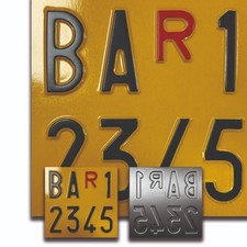 REPLICA TARGA RIPETITRICE PER MEZZI AGRICOLI GIALLA CATARIFRANGENTE