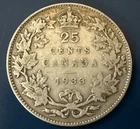1933 Canada 25 cents as pictured
