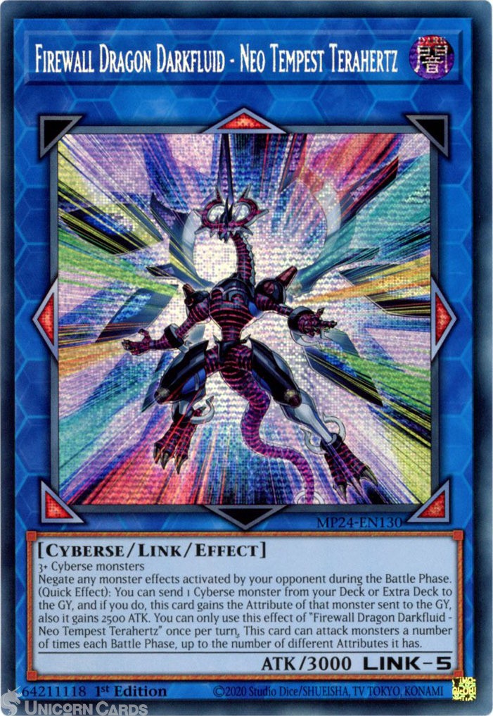 MP24-EN130 Firewall Dragon Darkfluid - Neo Tempest Terahertz : Prismatic Secret