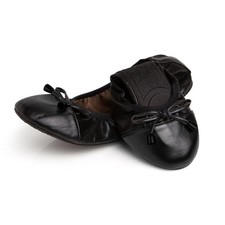 Talaria Premium Packable Ballet Flats - Black - 5