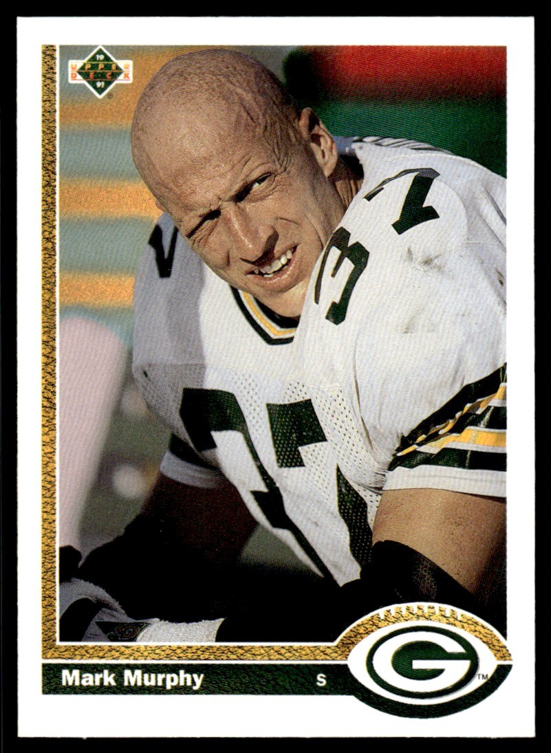 1991 Upper Deck Football Card Mark Murphy Green Bay Packers #399 8557