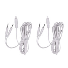 2 Count TENS Wires Pin Electrode Wires for TENS Unit Electrodes Cords Lead Wire