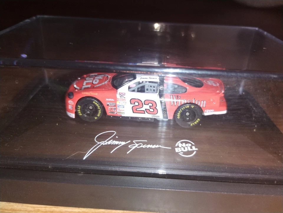 Jimmy Spencer #23 Winston No Bull Ford Taurus NASCAR Diecast con vitrina Foto 3 de 3