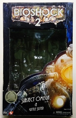NECA Bioshock 2 Subject Omega & Little Sister Figure *BOX ONLY* Toys R Us 2012