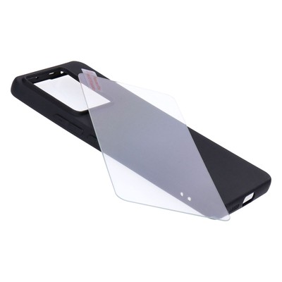 Vivid Xiaomi Note 13 Pro TPU Case + Glass Matte schwarze TPU Schutzhülle + Glas 