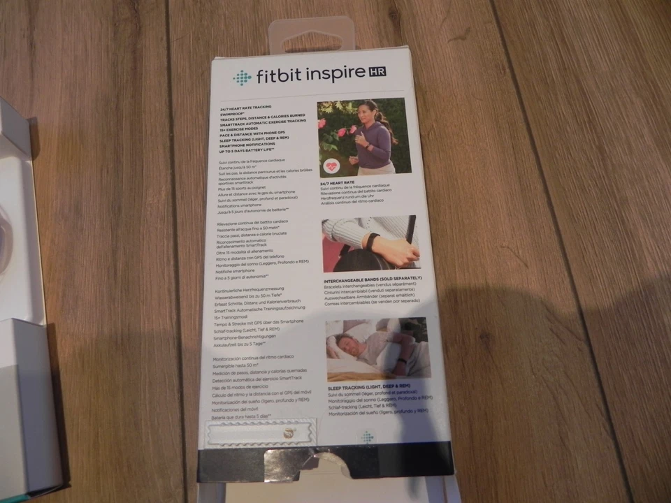 Fitbit Inspire HR Fitness Tracker, lilac - Image 3 of 3