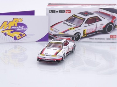 TSM MINI GT KHM251 # Nissan Silvia S13-R '' Kaido House - Circuit Spec V1 '' 1:64